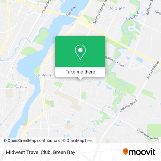 Midwest Travel Club map