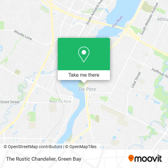 The Rustic Chandelier map