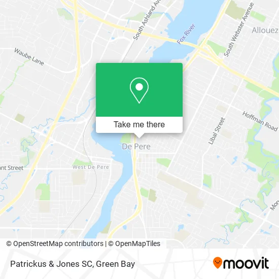 Patrickus & Jones SC map