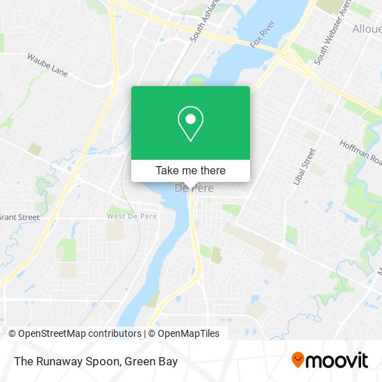 The Runaway Spoon map