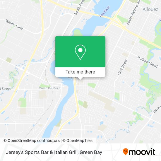 Mapa de Jersey's Sports Bar & Italian Grill