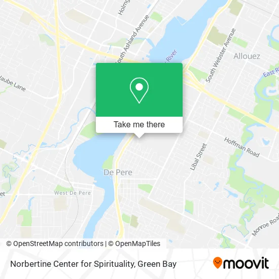 Norbertine Center for Spirituality map