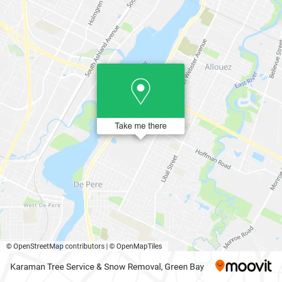 Karaman Tree Service & Snow Removal map
