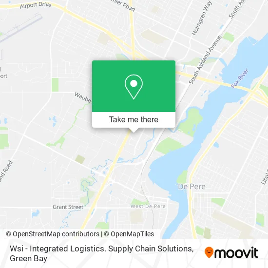 Wsi - Integrated Logistics. Supply Chain Solutions map