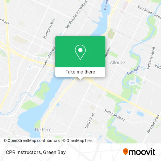 CPR Instructors map