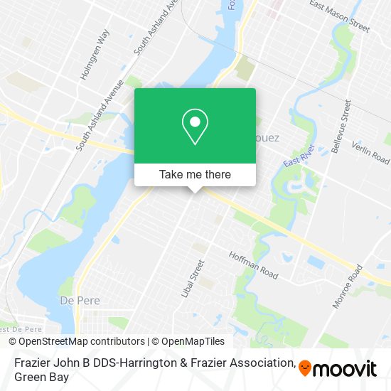 Frazier John B DDS-Harrington & Frazier Association map