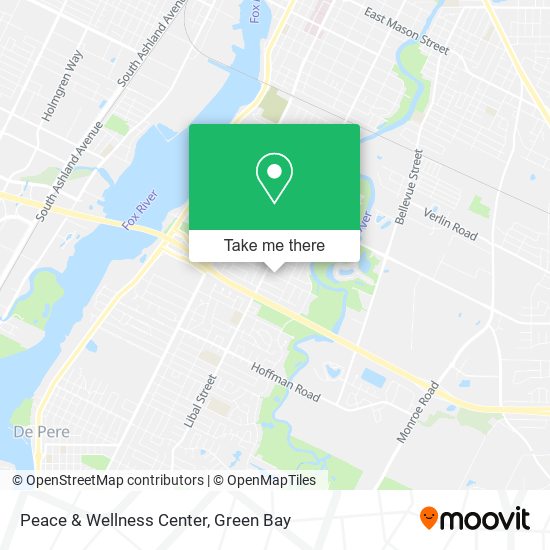 Peace & Wellness Center map