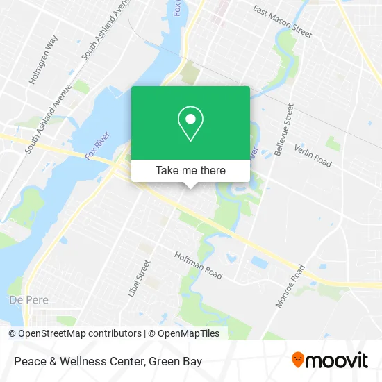 Mapa de Peace & Wellness Center