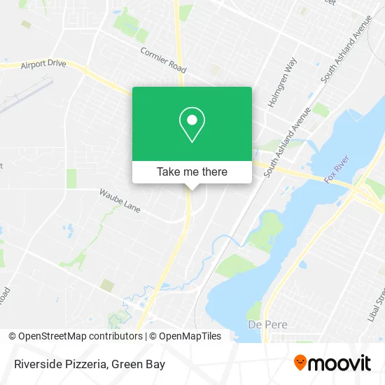 Riverside Pizzeria map