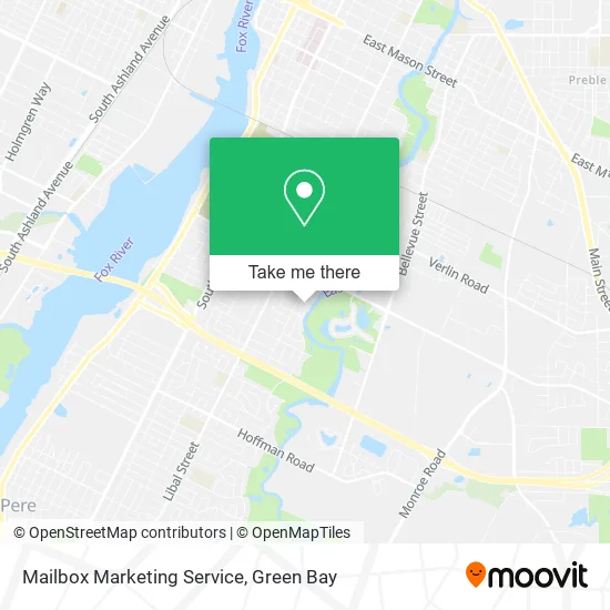 Mapa de Mailbox Marketing Service