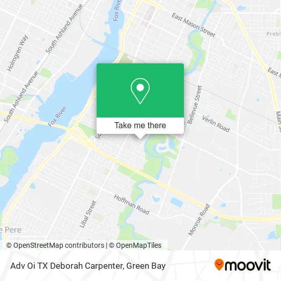 Mapa de Adv Oi TX Deborah Carpenter