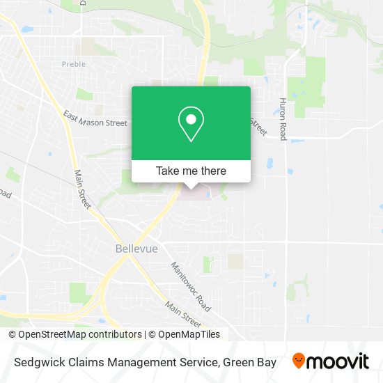 Mapa de Sedgwick Claims Management Service