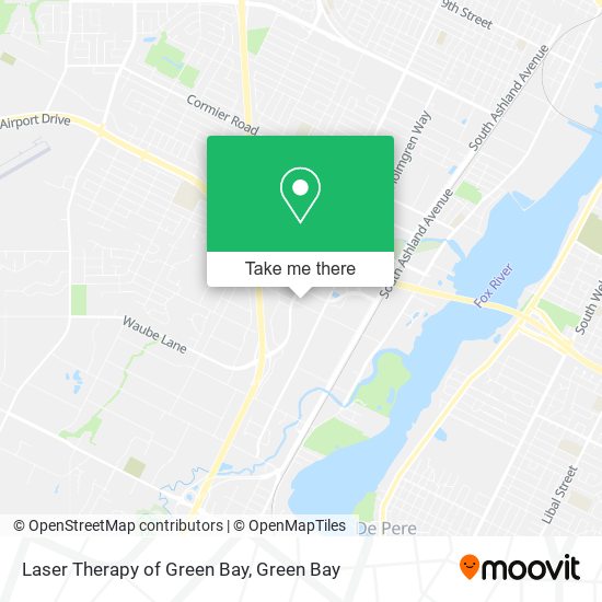 Laser Therapy of Green Bay map