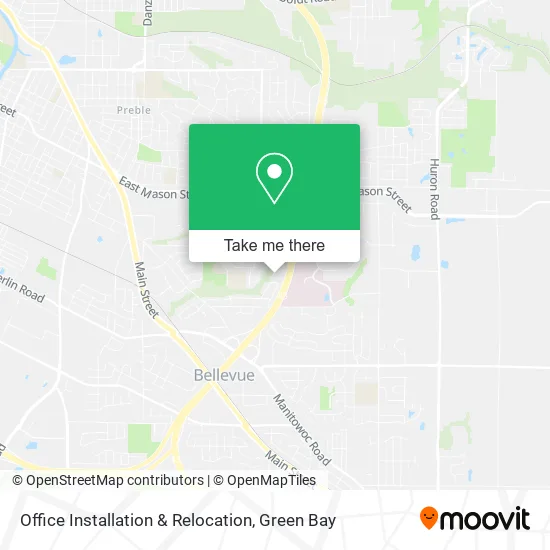 Office Installation & Relocation map