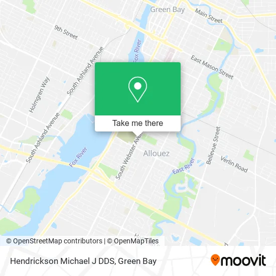 Mapa de Hendrickson Michael J DDS