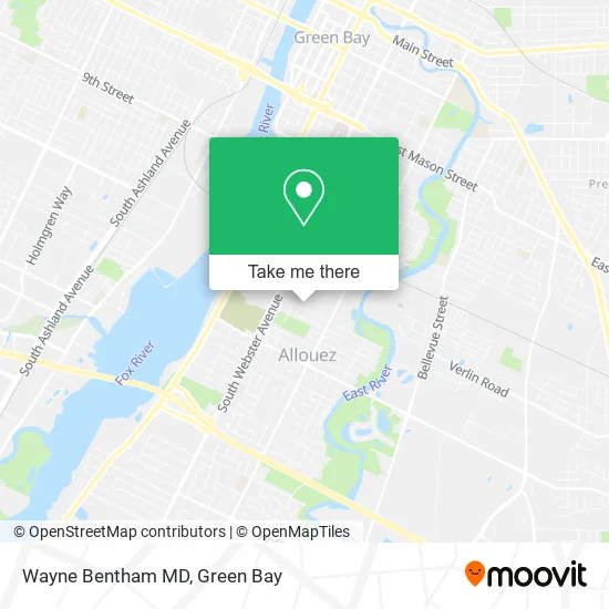 Wayne Bentham MD map