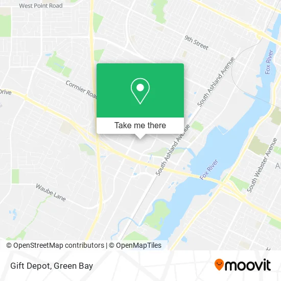 Mapa de Gift Depot