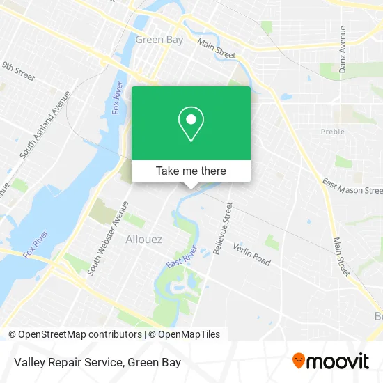 Valley Repair Service map
