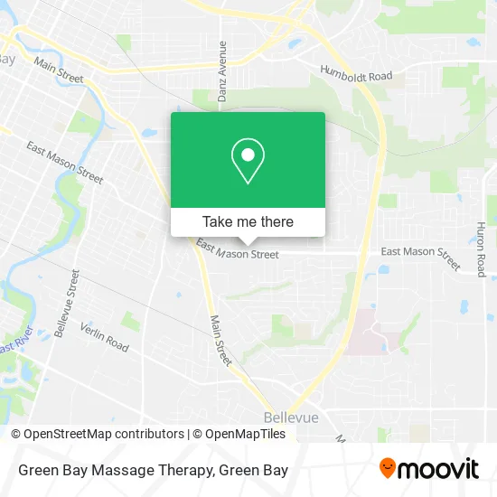 Mapa de Green Bay Massage Therapy