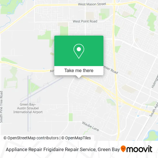 Mapa de Appliance Repair Frigidaire Repair Service