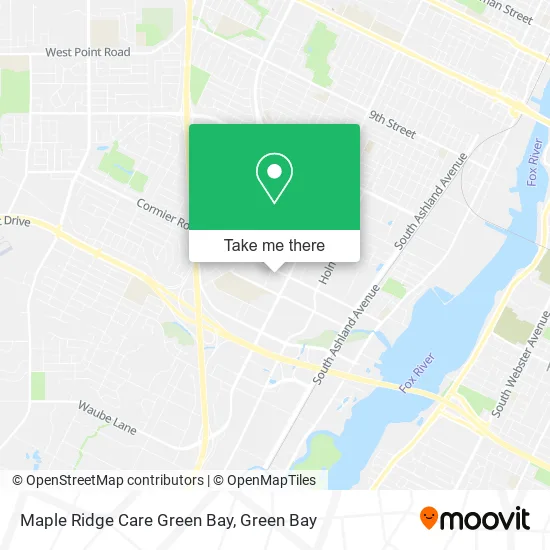 Mapa de Maple Ridge Care Green Bay