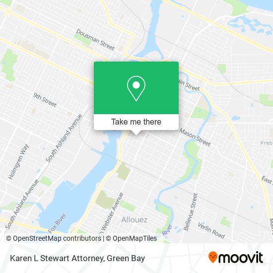 Karen L Stewart Attorney map