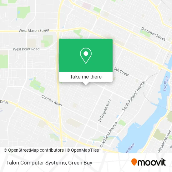 Talon Computer Systems map