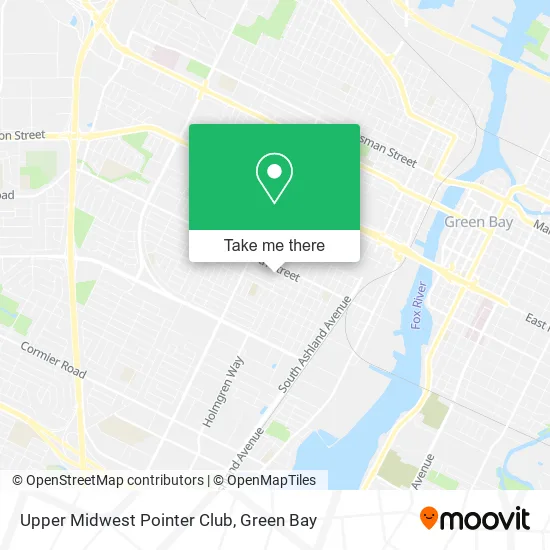 Upper Midwest Pointer Club map