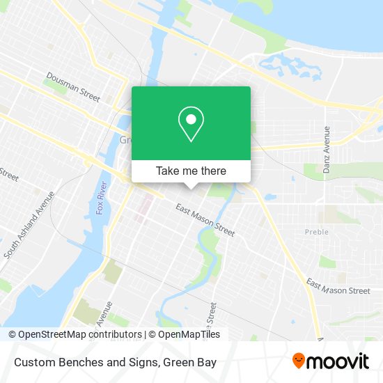 Mapa de Custom Benches and Signs