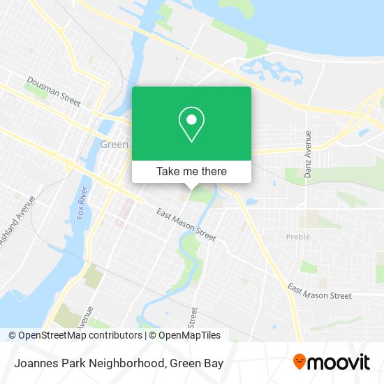 Joannes Park Neighborhood map