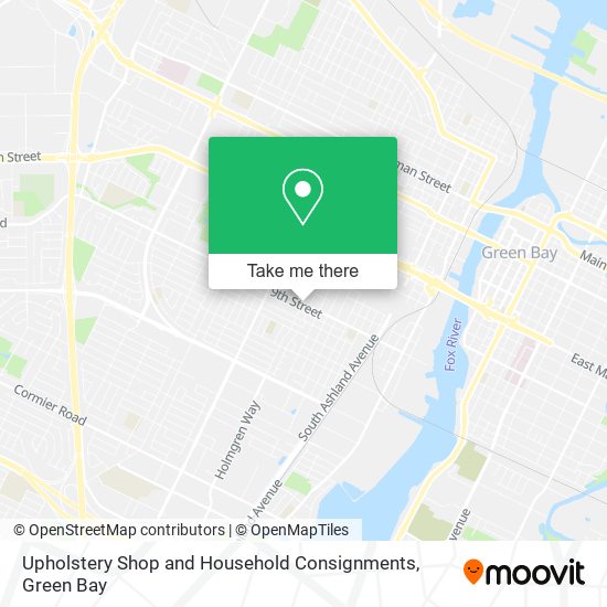 Mapa de Upholstery Shop and Household Consignments