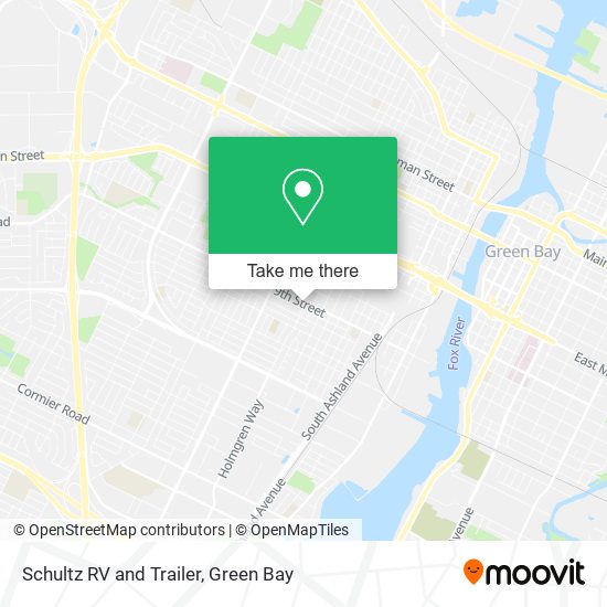 Schultz RV and Trailer map