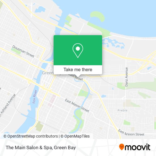 The Main Salon & Spa map