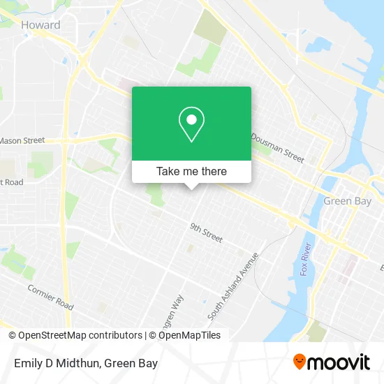 Mapa de Emily D Midthun
