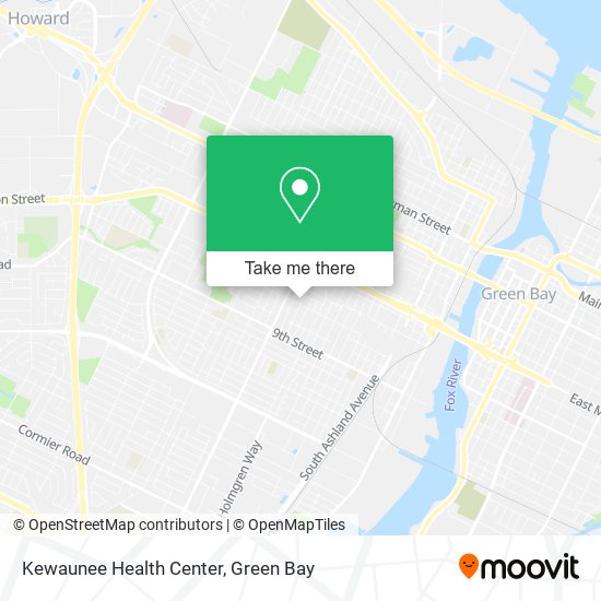 Mapa de Kewaunee Health Center