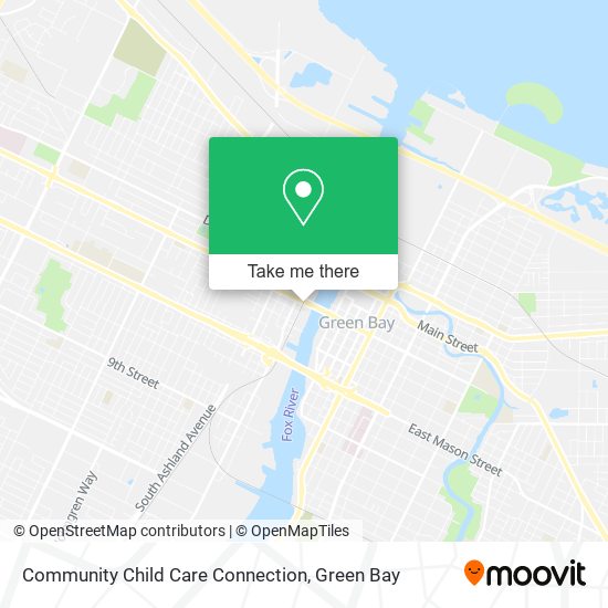 Mapa de Community Child Care Connection