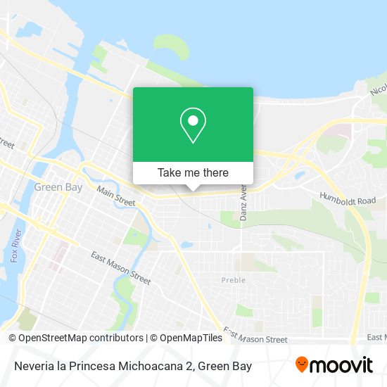 Neveria la Princesa Michoacana 2 map