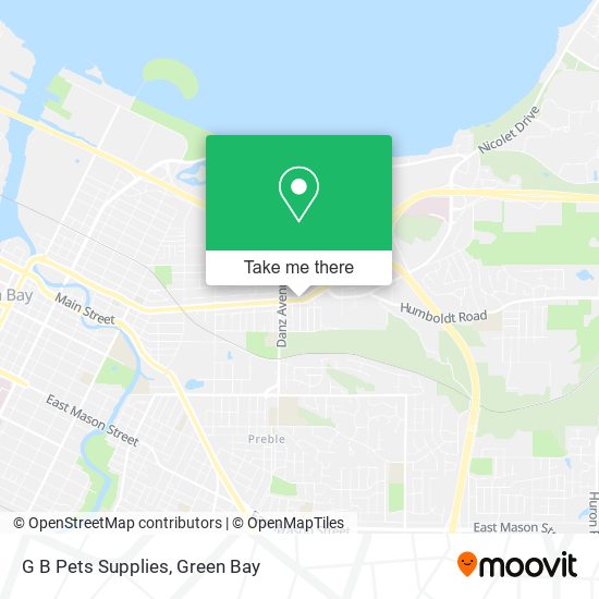 G B Pets Supplies map