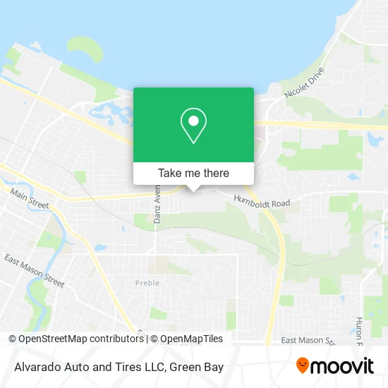 Alvarado Auto and Tires LLC map