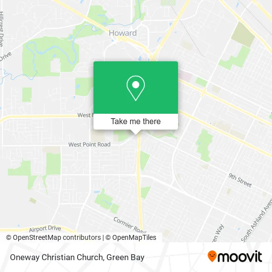 Mapa de Oneway Christian Church