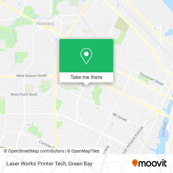 Mapa de Laser Works Printer Tech
