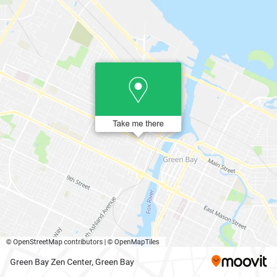 Mapa de Green Bay Zen Center