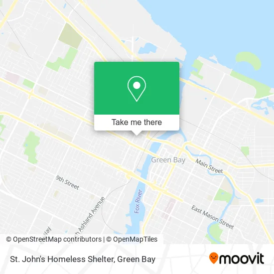 Mapa de St. John's Homeless Shelter