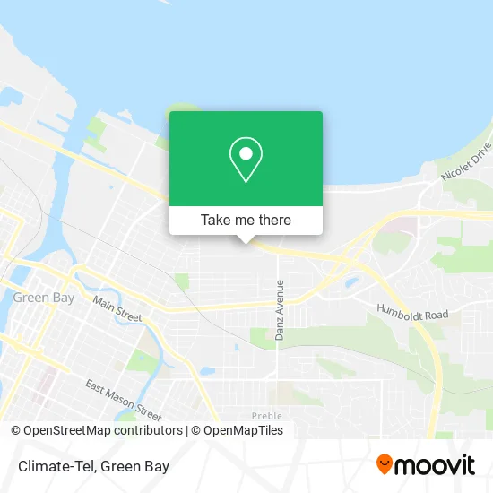 Climate-Tel map