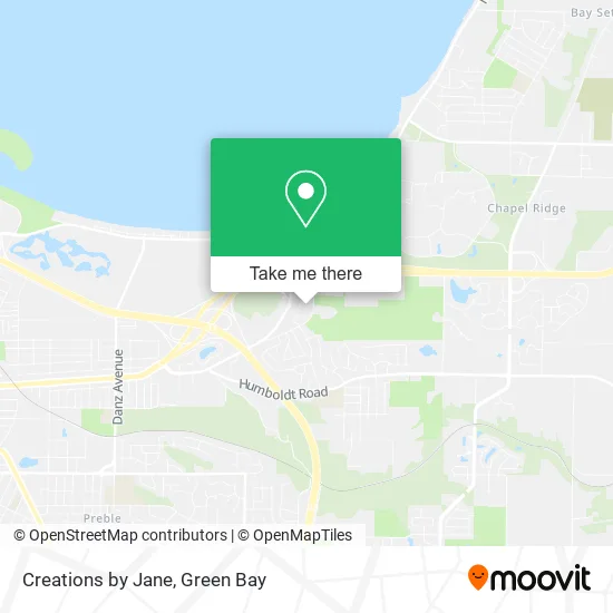 Creations by Jane map