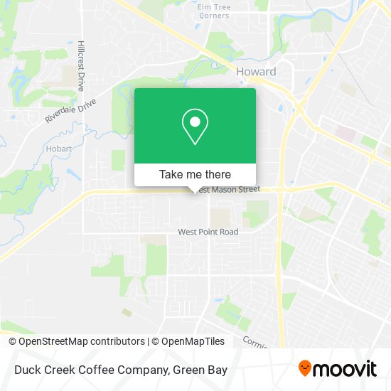 Duck Creek Coffee Company map