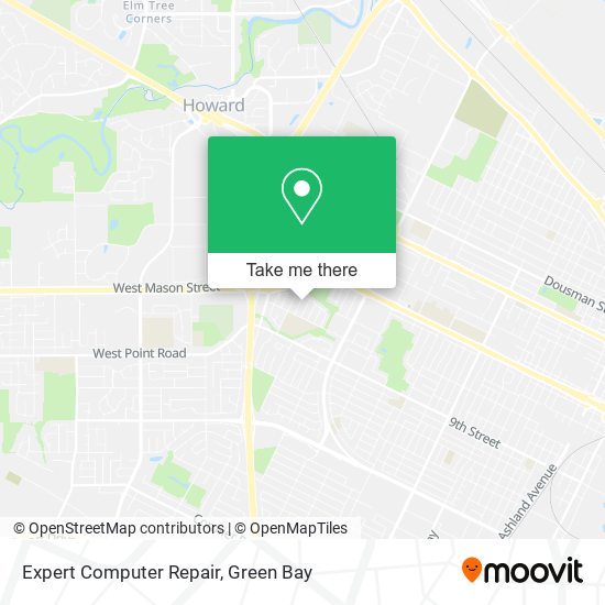 Expert Computer Repair map