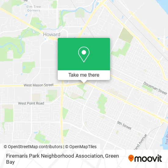 Fireman's Park Neighborhood Association map