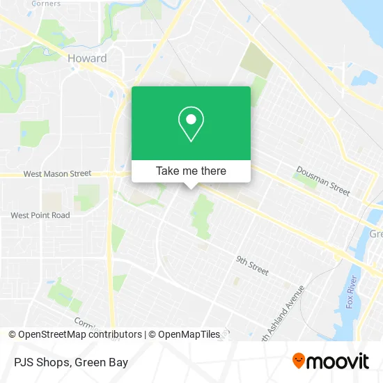 PJS Shops map