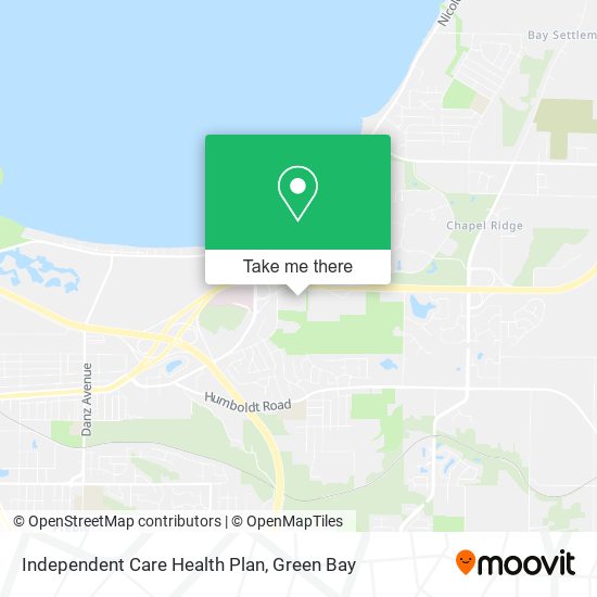 Independent Care Health Plan map